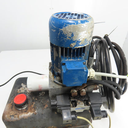Moto Tecnica 71B4 UL 0.37kW Hydraulic Pump Power Unit 220/440V 1750RPM 3Ph 4Gal.