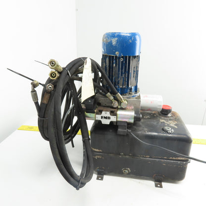 Moto Tecnica 71B4 UL 0.37kW Hydraulic Pump Power Unit 220/440V 1750RPM 3Ph 4Gal.