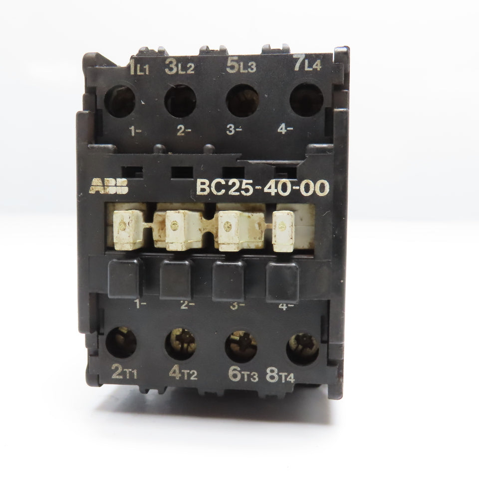 ABB BC25-40-22 Contactor 600V 25Hp 3Ph Max 24VDC Coil