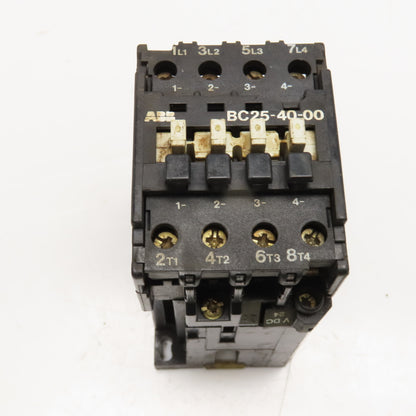 ABB BC25-40-22 Contactor 600V 25Hp 3Ph Max 24VDC Coil
