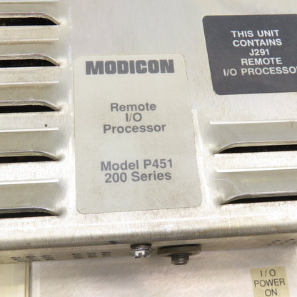 SPC P450 115/230V Input +5.1 +/-12V Modicon Remote Processor P451 Series 200