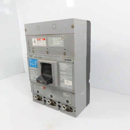 Siemens LXD63B500 LXD6-A I-T-E Sentron 500A 3-Pole Circuit Breaker 600VAC Max