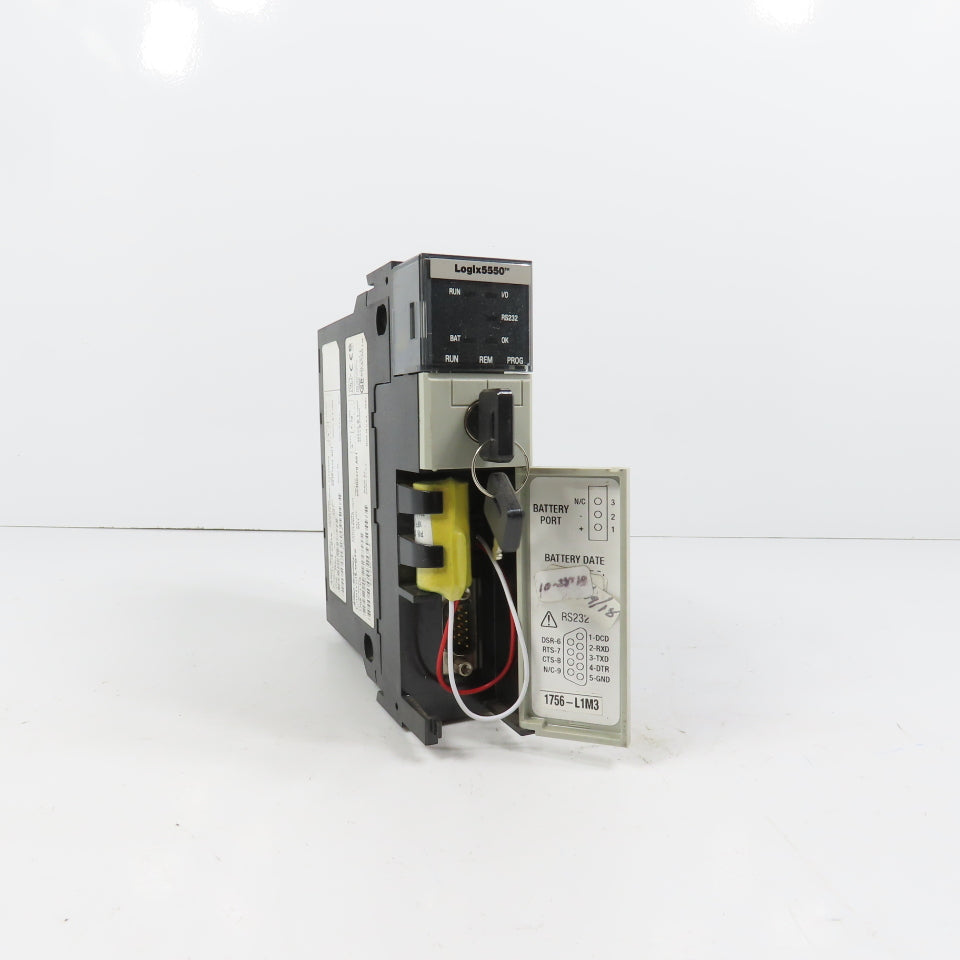 Allen Bradley 1756-L1 Ser A Logix 5550 Processor Unit W/ 1756-M3 Ser A Memory