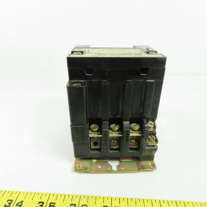 Square D 8502SAO12S NEMA Size 00 Magnetic Contactor 600V 120V Coil Series B