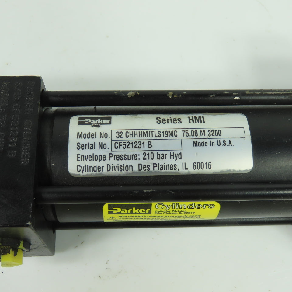 Parker 32 CHHHMITLS19MC 75.00 M 2200 Hydraulic Cylinder32mm Bore 75mm Stroke