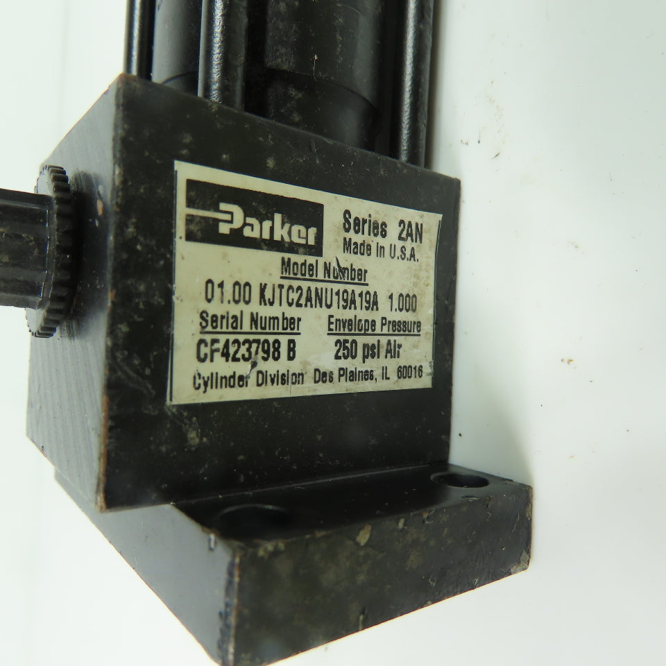 Parker 01.00 KJTC2ANU19A19A 1.000 Pneumatic Cylinder 250PSI 1"Bore 1"Stroke