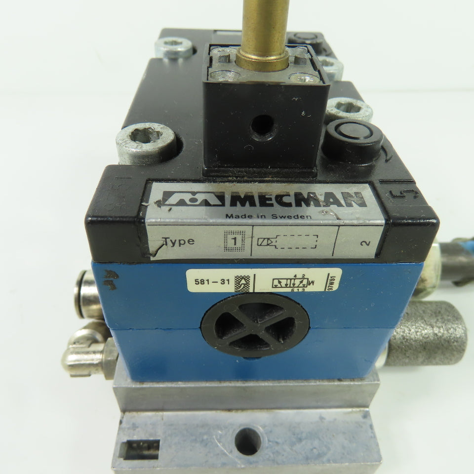 Mecman 581-31 Directional Control Solenoid Valve 581-31 with Sub-Base