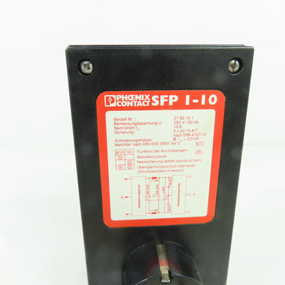 Phoenix Contact 27 90 10 1 SFP I-10 Interference Suppression Filter 250V 10A