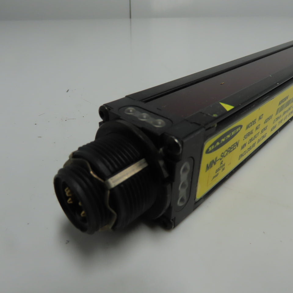 Banner MSR2824 Mini-Screen Light Curtain Receiver 19mm Sensitivity
