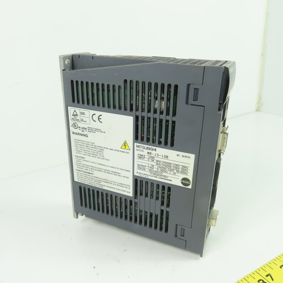 Mitsubishi MR-J3-10B AC Servo Drive 100W 200-230V 1.1A