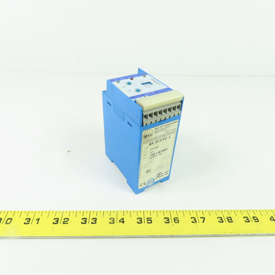 MSC Tuttlingen 6304200 BK MIKRO 4 Tool Monitoring Controller 120V AC 50/60Hz