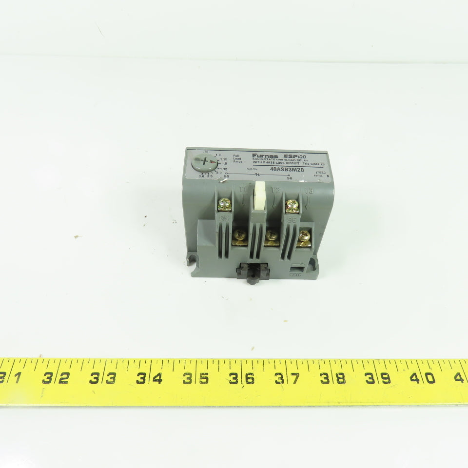 Furnas 48ASB3M20 Solid-State Overload Relay 0.75-3A 600VAC