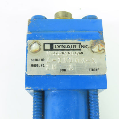 Lynair A-1-1/2B04-1 1-1/2" Bore 1" Stroke Double Acting Hydraulic Cylinder