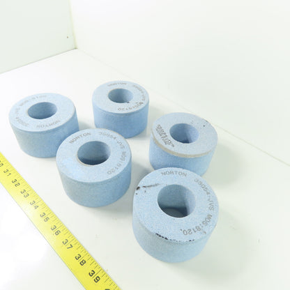 Norton 3SG54-JVS Grinding Wheel Abrasive 8120 4"OD x 2-1/4" x 1.75" Bore Lot/5
