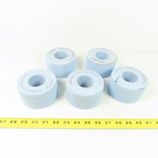 Norton 3SG54-JVS Grinding Wheel Abrasive 8120 4"OD x 2-1/4" x 1.75" Bore Lot/5