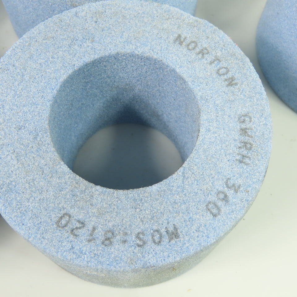 Norton GWRH360 Grinding Wheel Abrasive MOS:8120 4"OD x 2.34" x 2" Bore Lot Of 7