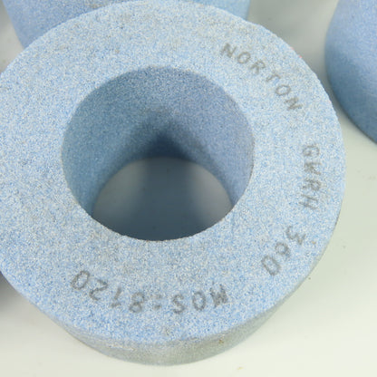 Norton GWRH360 Grinding Wheel Abrasive MOS:8120 4"OD x 2.34" x 2" Bore Lot Of 7