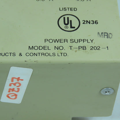 Air Products & Controls T-PB 202-1 Power Supply 115VAC to 24VAC 4A Class 1