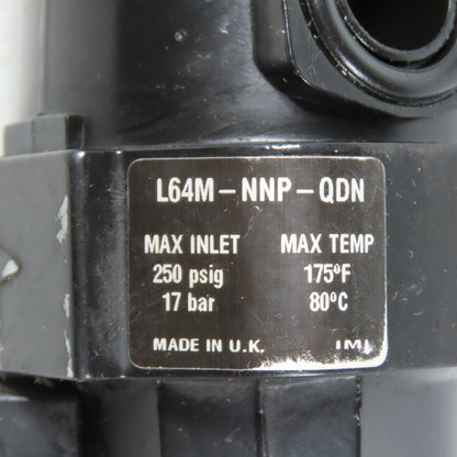 Norgren L64M-NNP-QDN Olympian Plus Micro-Fog Lubricator 250 PSI