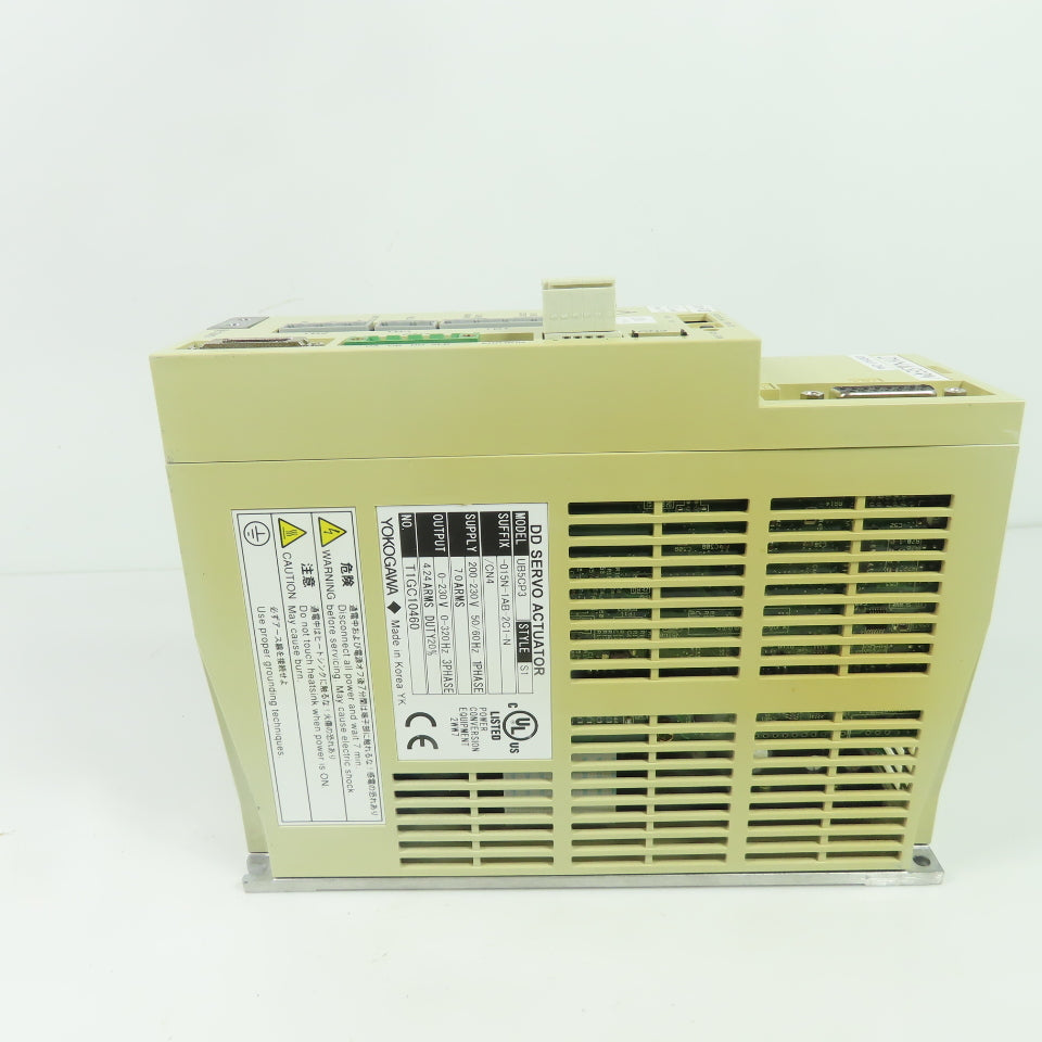 Yokogawa UB5CP3 DD Servo Actuator Drive 200-230V 1Ph 7.0A