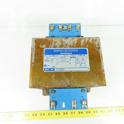 General Electric 9T58B55 3.0 KVA Transformer 1Ph 110/120V Sec 220/480V Pri