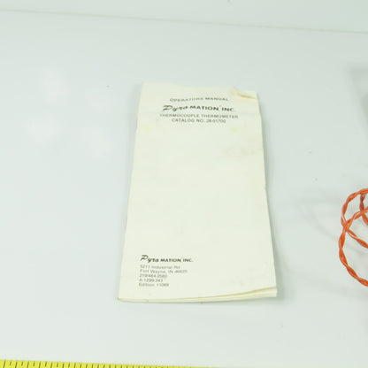 Pyromation Inc. 28-01700 Type K Digital Thermocouple Thermometer