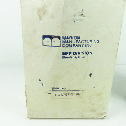 Marion Manufacturing Company Inc. SUS757-SF40 Hydraulic Filter Element