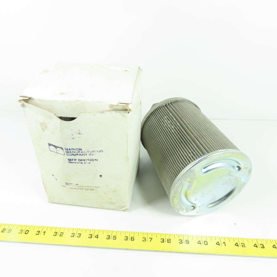 Marion Manufacturing Company Inc. SUS757-SF40 Hydraulic Filter Element
