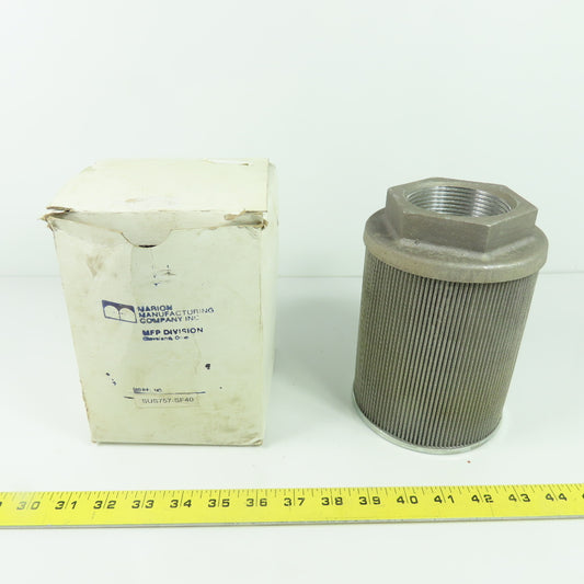 Marion Manufacturing Company Inc. SUS757-SF40 Hydraulic Filter Element