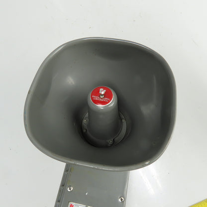 Federal Signal model 300D SelecTone 24VDC Industrial Signaling Speaker .60A