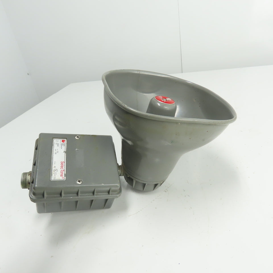 Federal Signal model 300D SelecTone 24VDC Industrial Signaling Speaker .60A