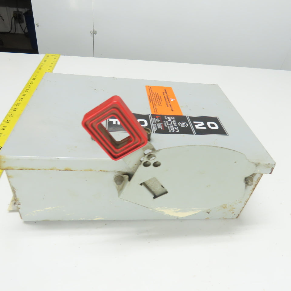 General Electric TH3361J 30A 3-Pole Fusible Safety Disconnect Switch 600VAC
