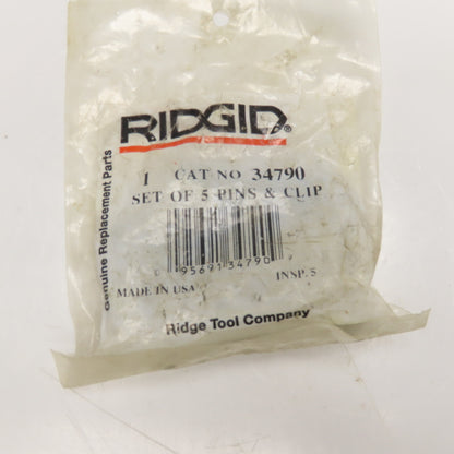 Ridgid 34790 Pipe Cutter Pin And Clip Set Of 5
