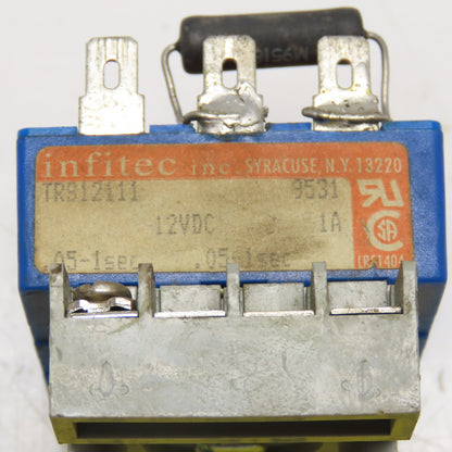 Infitec TRS12111 Timing Relay 12VDC .05-1s