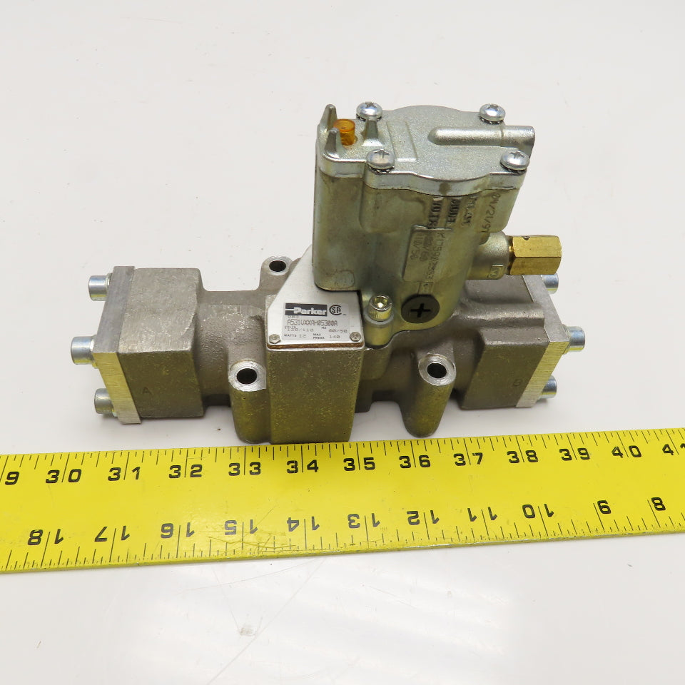 Parker A531VXXAH05300A Pneumatic Directional Control Valve 120/110V Coil