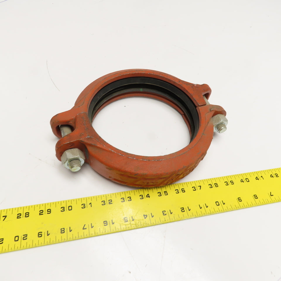 Victaulic Zero-Flex 07 6" Split Coupling Green Gasket