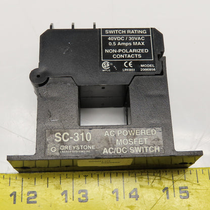 Greystone 2000856 SC-310 AC Powered Mosfet AC/DC Switch 40VDC/30VAC
