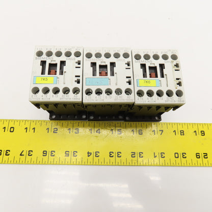 Siemens 3RT1016-1BB42 Sirius Contactor Relay 24VDC Coil Lot Of 3