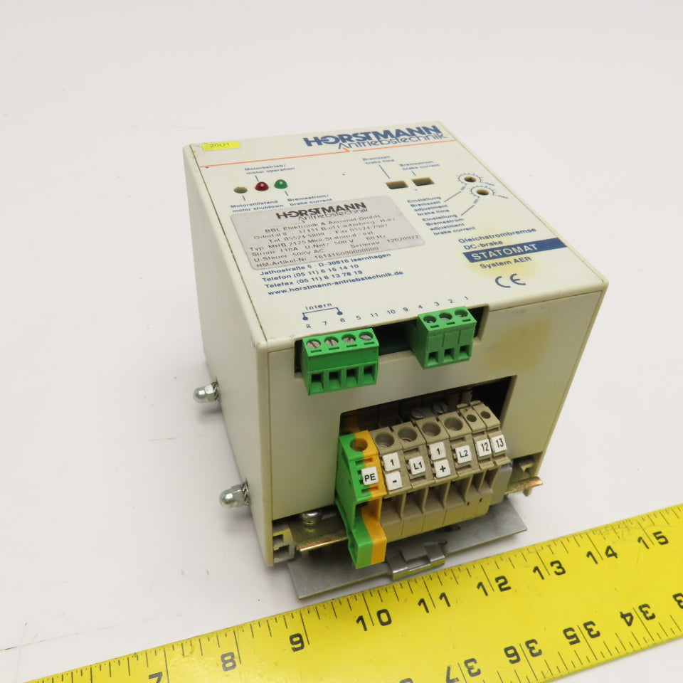 Horstmann MHB 2125 Mini-Statomat Motor Brake Monitor 500V