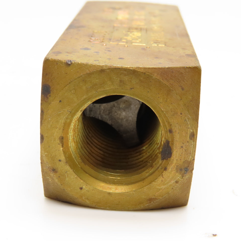 Parker C800B-10GN 1/2" NPT Check Valve 2000PSI 15GPM