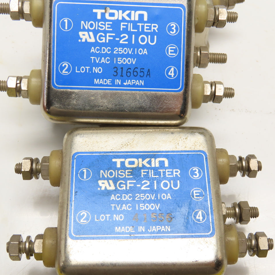 Tokin GF-210U Noise Filter 250V 10A Lot Of 3