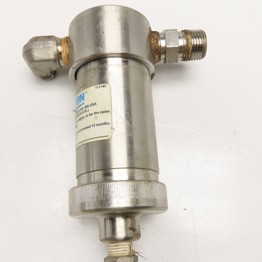 Balston 31S6 1/2" NPT Stainless Steel Sampling Filter Housing 425PSI