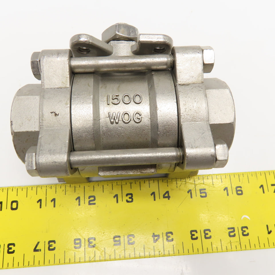 Apollo 1" Socket Weld Stainless Steel Ball Valve Needs Handle 1500 WOG