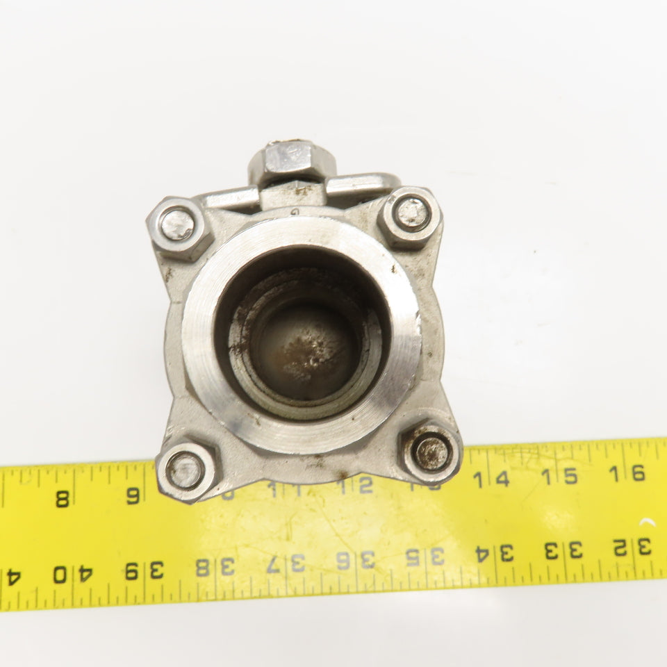 Apollo 1" Socket Weld Stainless Steel Ball Valve Needs Handle 1500 WOG