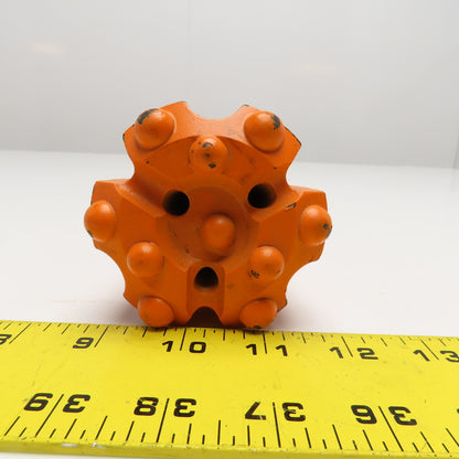 John Henry 3" Steel Rock Drill Button Bit T38 Thread
