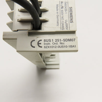 Siemens 8US1 251-5DM07 600V Bus Bar Connector