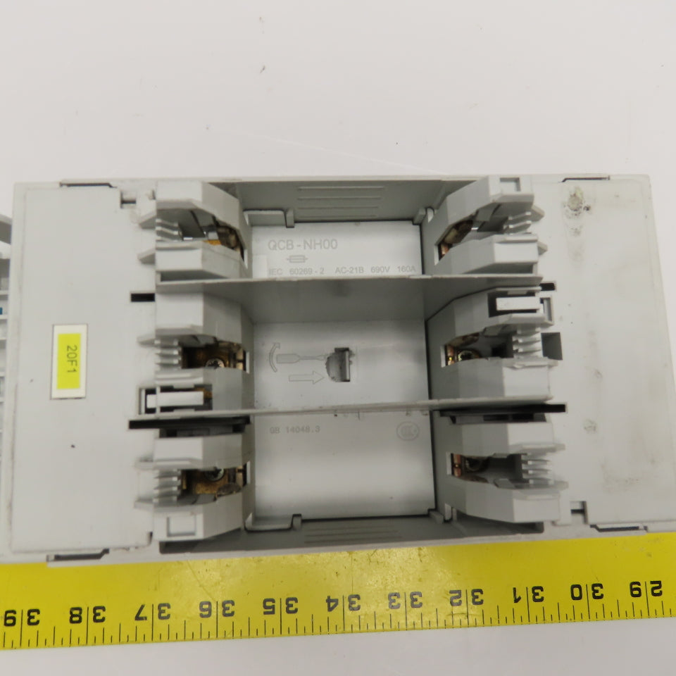 Wohner QCB NH00 160A 3 Pole NH Fused Disconnect Panel Mount 690VAC