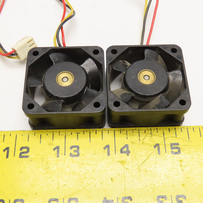 Sanyo Denki 109P0424H6D11 24VDC 40mm Square Miniature Cooling Fan Lot Of 2