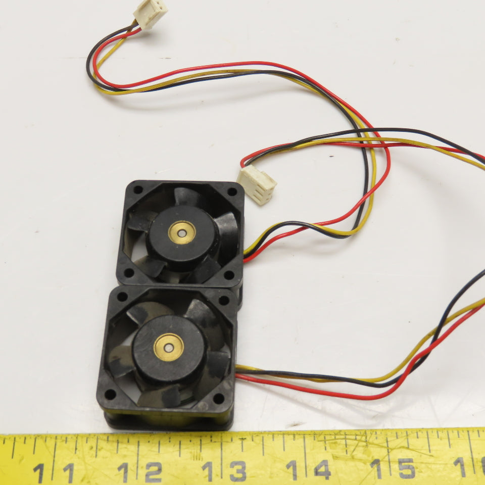 Sanyo Denki 109P0424H6D11 24VDC 40mm Square Miniature Cooling Fan Lot Of 2