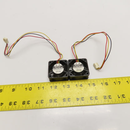 Sanyo Denki 109P0424H6D11 24VDC 40mm Square Miniature Cooling Fan Lot Of 2